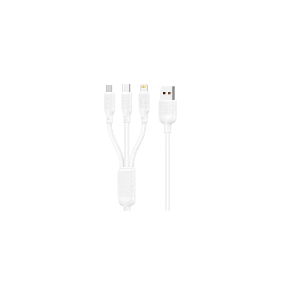 FONENG X80 3in1 100W 3A 1.2M kábel